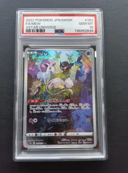 PSA 10 Mew 183/172 AR s12a Vstar Universe Pokemon Card Japanese 2022 - Image 1