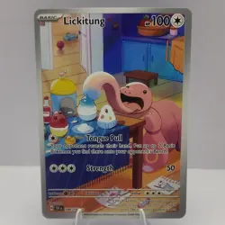 Pokemon Lickitung 180/162 SV05 Temporal Forces Illustration Rare Holo 100 HP - Image 1