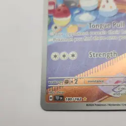 Pokemon Lickitung 180/162 SV05 Temporal Forces Illustration Rare Holo 100 HP - Image 3