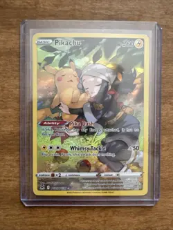 Pokemon TCG Lost Origin Trainer Gallery Pikachu TG05/TG30 Full Art Holo Rare - Image 1
