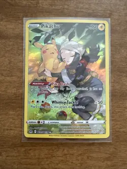 Pokemon TCG Lost Origin Trainer Gallery Pikachu TG05/TG30 Full Art Holo Rare - Image 4