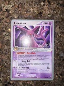Pokemon Card Espeon EX 102/115 World Championship 2006 card - Image 2