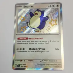 Pokemon Snorlax PAF 202/091 Holo Card 2024 English Basic Standard - Image 4