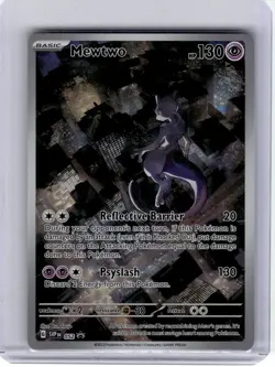 2023 Pokemon—Mewtwo #52 Scarlet & Violet—Black Star Promo Holo [MP] - Image 1