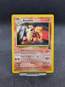 Pokemon TCG Arcanine Black Star Promo 6 WOTC LP EXCELLENT - Image 1