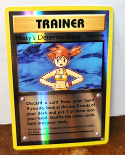 POKEMON MISTY'S DETERMINATION 80/108 REVERSE HOLO XY EVOLUTIONS NM NEAR MINT - Image 1