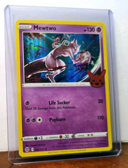 POKEMON MEWTWO 056/172 HOLO RARE TRICK OR TRADE HALLOWEEN LP - Image 5