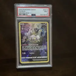 Pokemon 2023 Crown Zenith Mew GG10 Full Art Holo Ultra Rare PSA 9 - Image 1