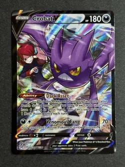 Crobat V TG20/TG30 Lost Origin Trainer Gallery Pokemon TCG NM/Near Mint - Image 1