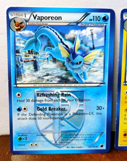 POKEMON PLASMA FREEZE EEVEELUTIONS ESPEON 48/116 JOLTEON 31/116 VAPOREON 20/116 - Image 2