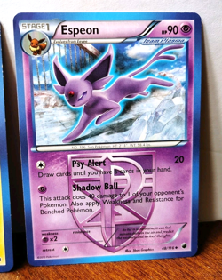 POKEMON PLASMA FREEZE EEVEELUTIONS ESPEON 48/116 JOLTEON 31/116 VAPOREON 20/116 - Image 4