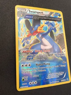 Pokemon TCG Swampert 36/160 XY-Primal Clash Reverse Holo Rare NM - Image 2