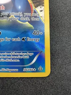 Pokemon TCG Swampert 36/160 XY-Primal Clash Reverse Holo Rare NM - Image 5