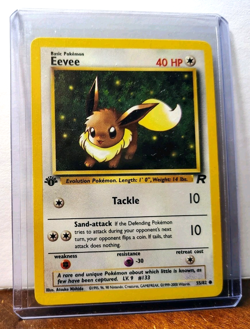 POKEMON EEVEE 55/82 1ST EDITION TEAM ROCKET LP - Image 5