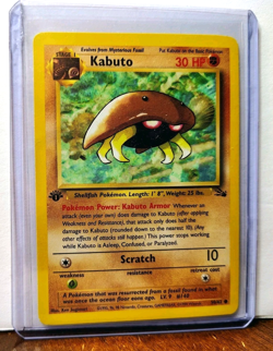 POKEMON KABUTO 50/62 1ST EDITION FOSSIL MP-LP - Image 5