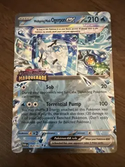 Pokemon Wellspring Mask Ogerpon ex Twilight Masquerade Stamp 064/167 - Image 1