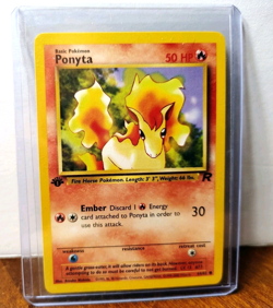 POKEMON PONYTA 64/82 1ST EDITION TEAM ROCKET NM NEAR MINT - Image 5