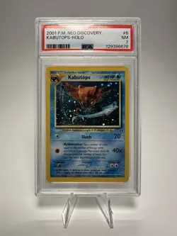 Kabutops Neo Discovery Holo Rare PSA 7 #6/75 English 2001 Pokemon TCG - Image 1