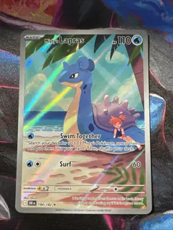 Pokemon Misty's Lapras Illustration Rare Holo 194/182 Sv10: Destined Rivals - Image 1