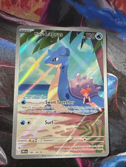Pokemon Misty's Lapras Illustration Rare Holo 194/182 Sv10: Destined Rivals - Image 2