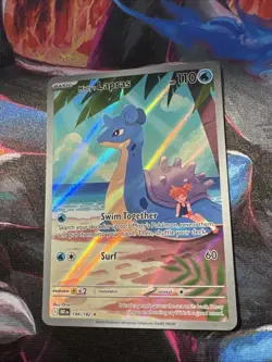 Pokemon Misty's Lapras Illustration Rare Holo 194/182 Sv10: Destined Rivals - Image 3