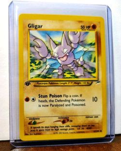POKEMON GLIGAR 67/105 1ST EDITION NEO DESTINY LP-NM - Image 5