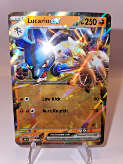 Lucario ex 082/142 Double Rare Holo Stellar Crown Pokemon TCG NM - Image 2