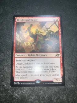 Magic the Gathering TCG: Howlsquad Heavy (134/568) Aetherdrift NM Rare Card - Image 1
