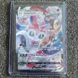 Pokemon Sylveon VMAX TCG Full Art Rare Card TG15/TG30 Brilliant Stars - Image 2