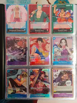One Piece Romance Dawn 90 Cards Collection Inc L, SR, R, UC and C English Album - Image 1