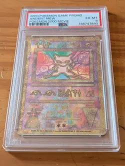 PSA Grade 6 Ancient Mew Pokemon Movie 2000 Holo Promo Card - Image 2