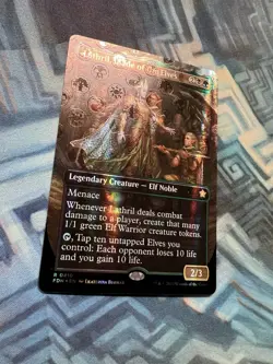MTG Borderless Mana Foil Lathril, Blade of the Elves NM Unplayed Foundations - Image 5