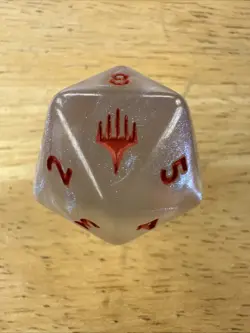 Oversized Spindown D20 Die - MTG Avatar: The Last Airbender Dice Life Counter - Image 2