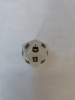 Magic the Gathering Final Fantasy d20 Spindown Moogle Die White Bundle - Image 1