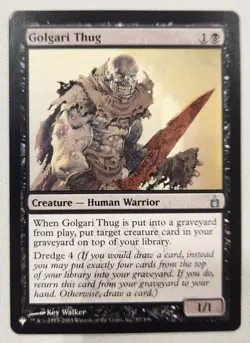MTG Magic [x1] Golgari Thug [x1] The List Reprints: Ravnica M/NM - Image 1