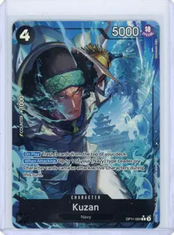 Kuzan OP11-084 Alt Art R Fist of Divine Speed English One Piece ! - Image 1