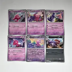 Pokemon TCG Paldea Evolved Tinkatink Tinkatuff Tinkaton Lot 6 Cards Basic Stage - Image 1