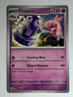 Pokemon TCG Paldea Evolved Tinkatink Tinkatuff Tinkaton Lot 6 Cards Basic Stage - Image 3