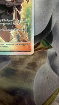 Pokemon TCG Zinnia Trainer Dragon Majesty Holo Card 70/70 Full Art Ultra Rare - Image 5