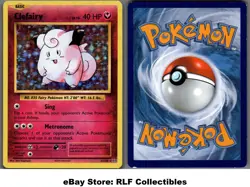 2016 Pokemon, XY Evolutions, #63/108 Clefairy, Holo Rare (b) - Image 1