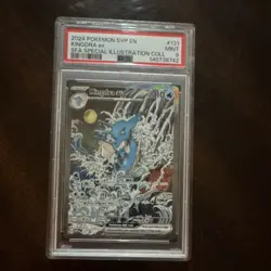 Pokemon Kingdra ex 131 Scarlet & Violet Promo EX Holo PSA 9 Dragon 2024 - Image 1