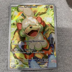 🔥Pokemon TCG-Hisuian Growlithe-181/167-Sv06: Twilight Masquerade-Holo-M/NM!🔥 - Image 1