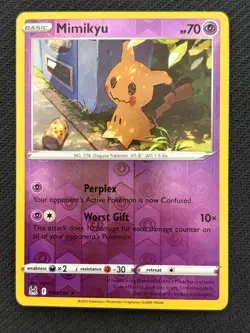 Mimikyu 80/196 Lost Origin Reverse Holo ~ Pikachu Sweet & Spooky - Pokemon TCG - Image 1