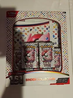 Nintendo Pokemon TCG Scarlet & Violet - 151 Binder Collection - 4 Packs 820650853142 - Image 1
