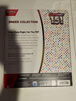 Nintendo Pokemon TCG Scarlet & Violet - 151 Binder Collection - 4 Packs 820650853142 - Image 2