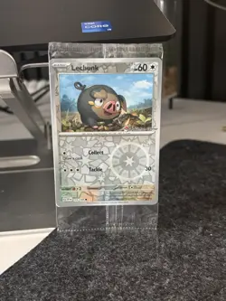 Lechonk 155/198 Scarlet Violet Pokemon Center Stamp Promo NM Reverse Holo - Image 1