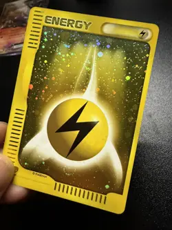 Lightning Energy Pokemon 2002 Holo E-Series McDonald's Promo Japanese NM swirl - Image 3