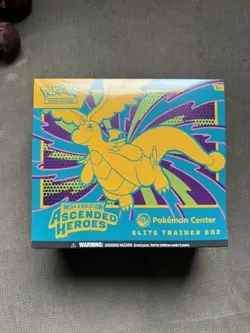 Pokemon Ascended Heroes Pokemon Center ETB New Sealed IN HAND - Image 1