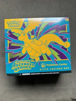 Pokemon Ascended Heroes Pokemon Center ETB New Sealed IN HAND - Image 1