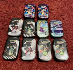 Pokemon Empty TCG Tins x 10 - Image 1